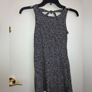 Old Navy Black and White Casual Dress